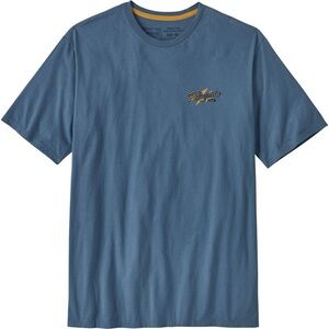 Like New! Patagonia Men's Blue Trail Hound Design Organic T-Shirt Size XS